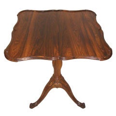 Portuguese Rosewood Tilt-Top Table, Mid 19th Century