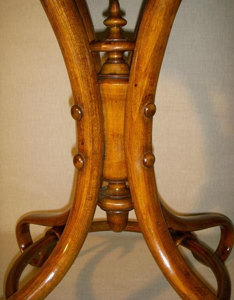 Beech Bentwood Circular Table, Thonet, Vienna, c. 1890 1