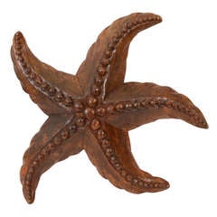Wood Carving of a Starfish, France, 20th Century