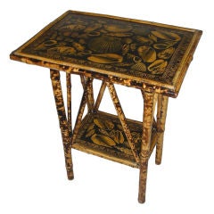 Victorian Bamboo 2-Tier Occasional Table, England
