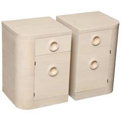 Pair of Whitewashed Night Stands