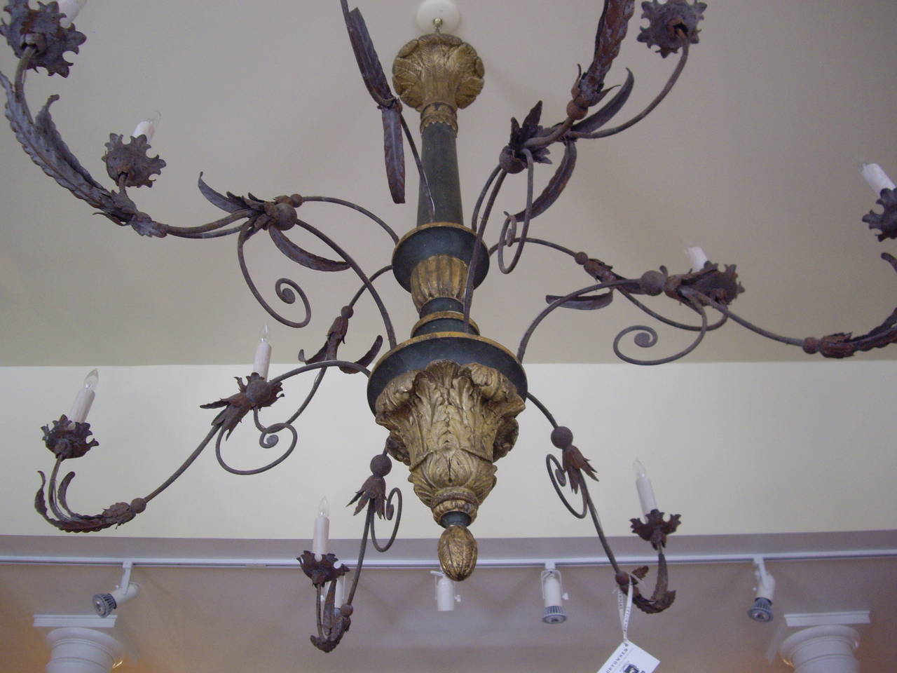 18th Century Large late 18th/19th Century Italian Chandelier For Sale