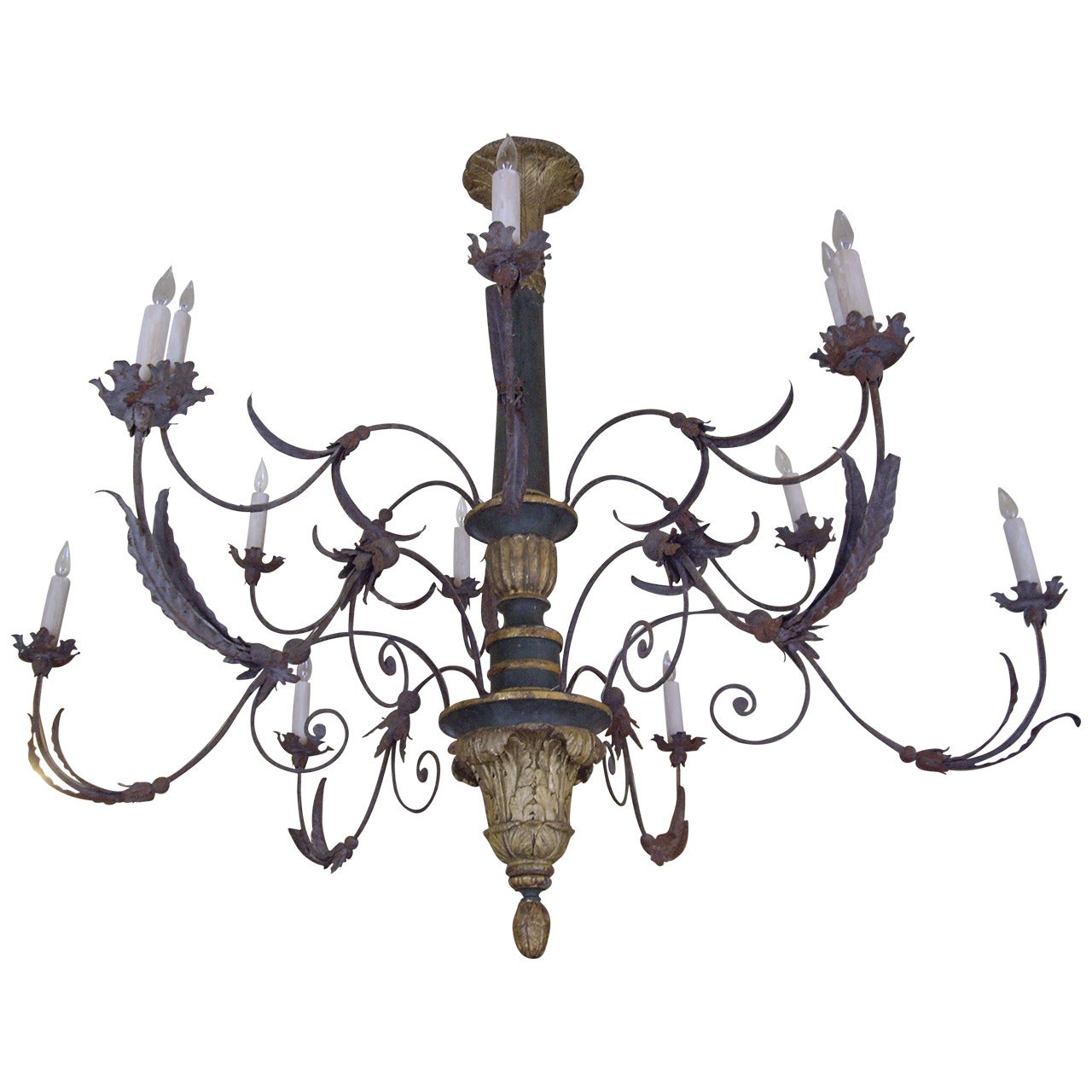 Large late 18th/19th Century Italian Chandelier For Sale