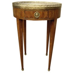 Small Louis XVI bouillotte table