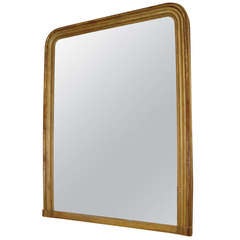 Antique 19th Century Louis Philippe Gilt Mirror