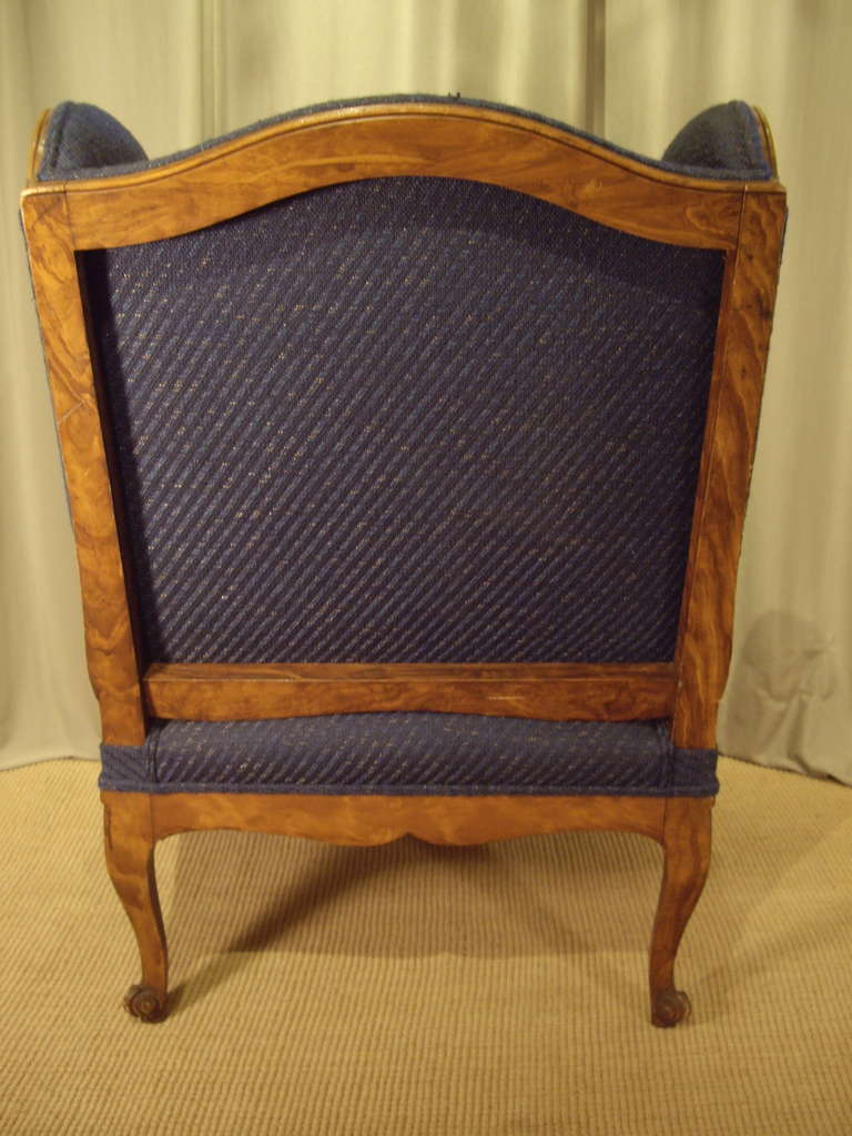 Wood French Regence Style Vintage Arm Chair