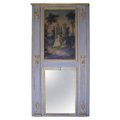 Early 19th Century Painted French Trumeau