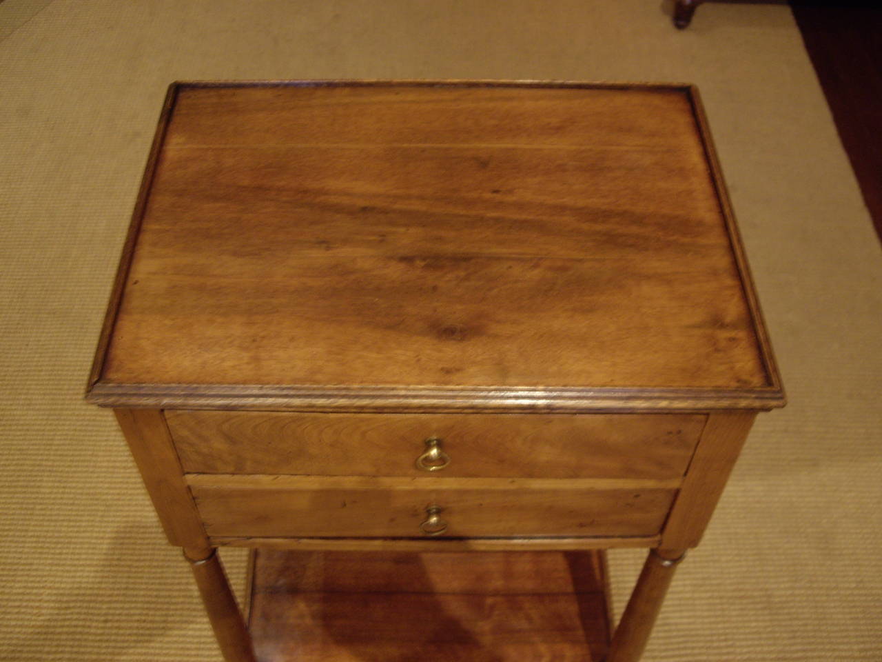 Walnut Early 19th Century French Provincial Side Table