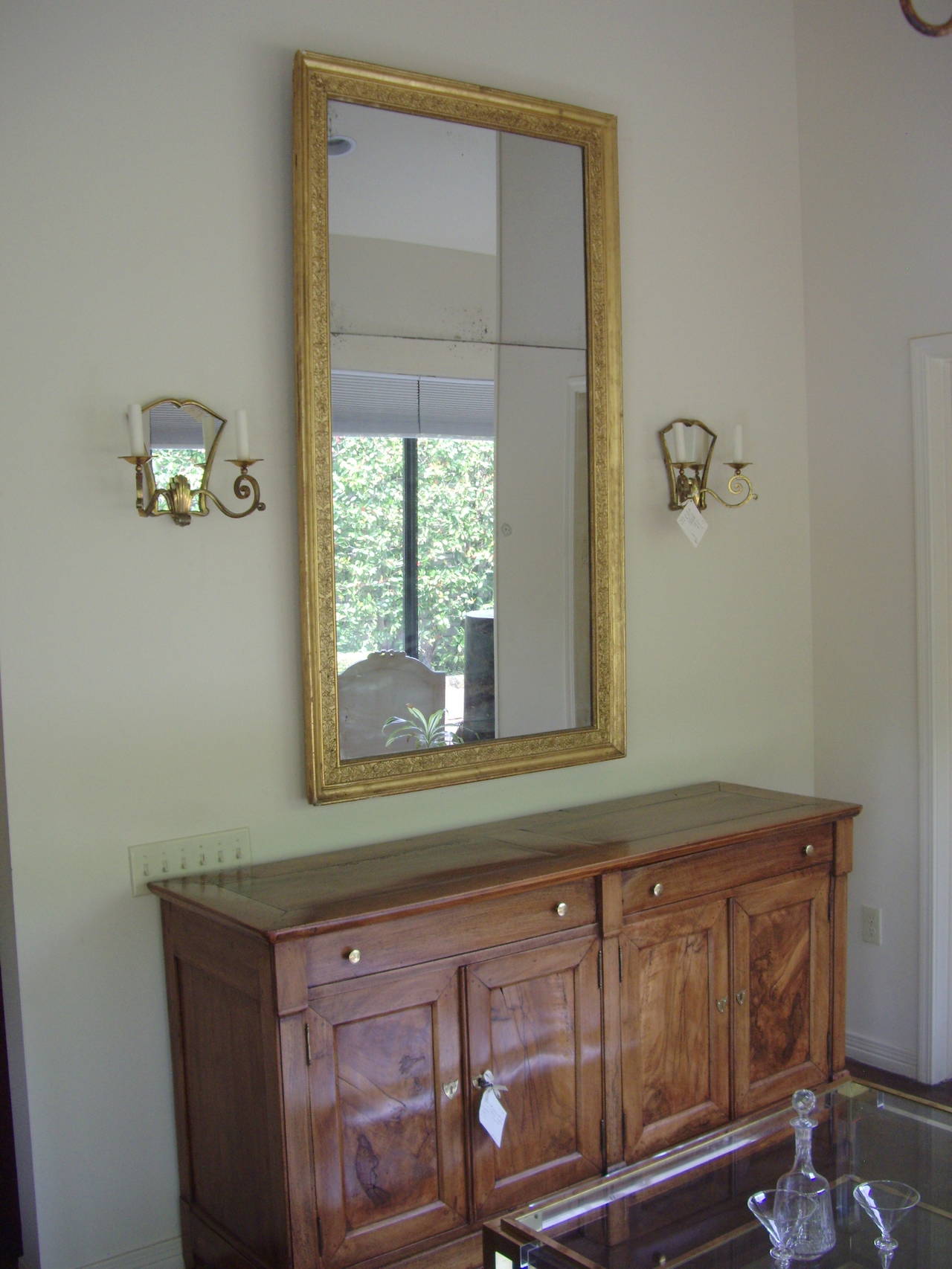 19th Century French Gilt Mirror 1