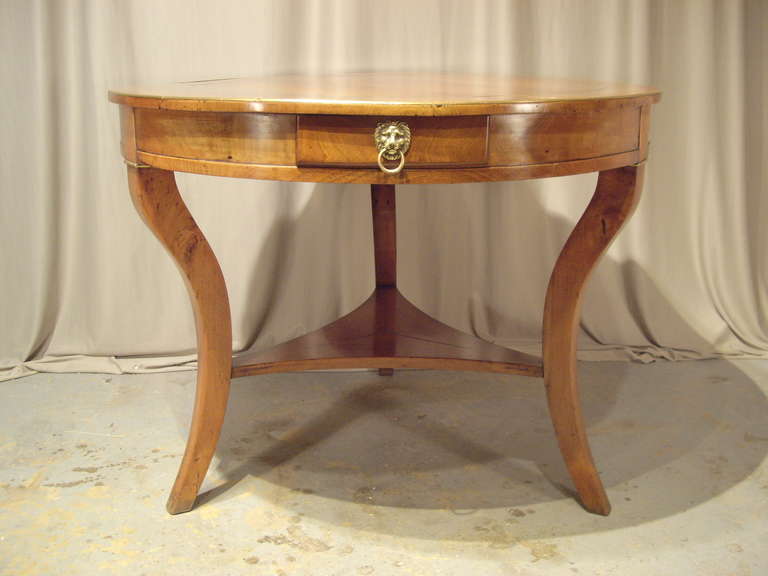 19th Century French Neoclassical Center Hall Table