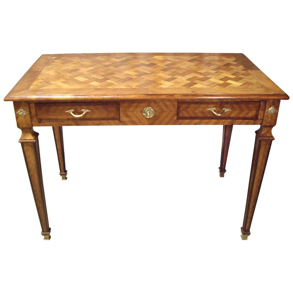 Italian 19th Century Parquet Table