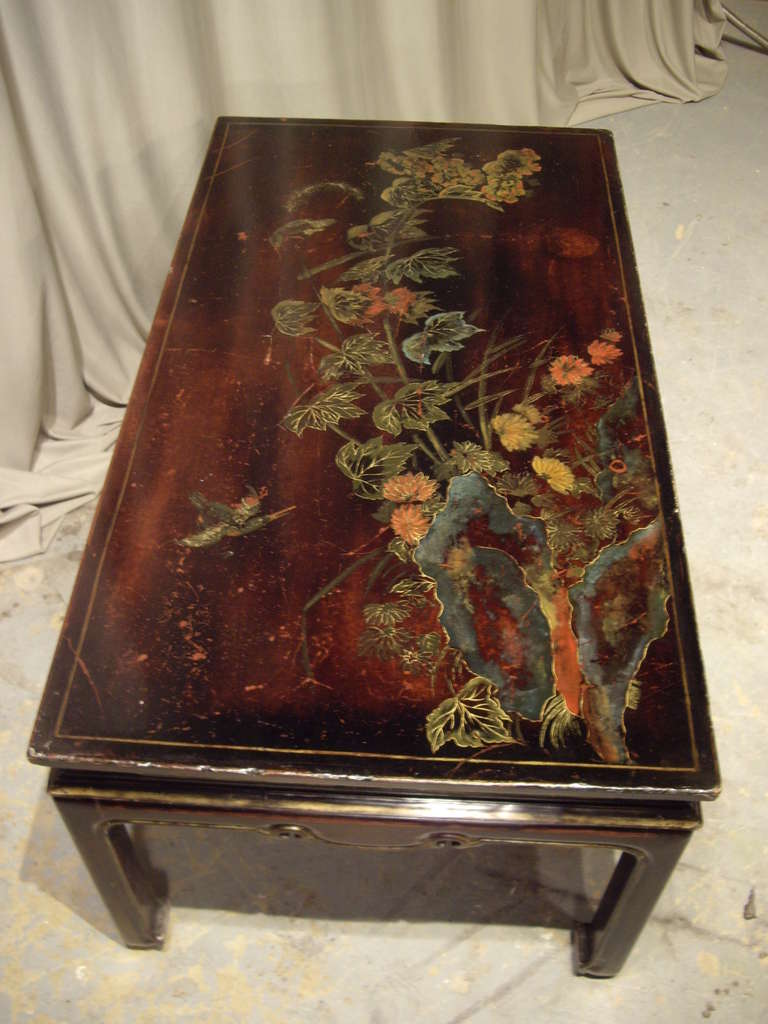 Chinese Chinoiserie Coffee Table