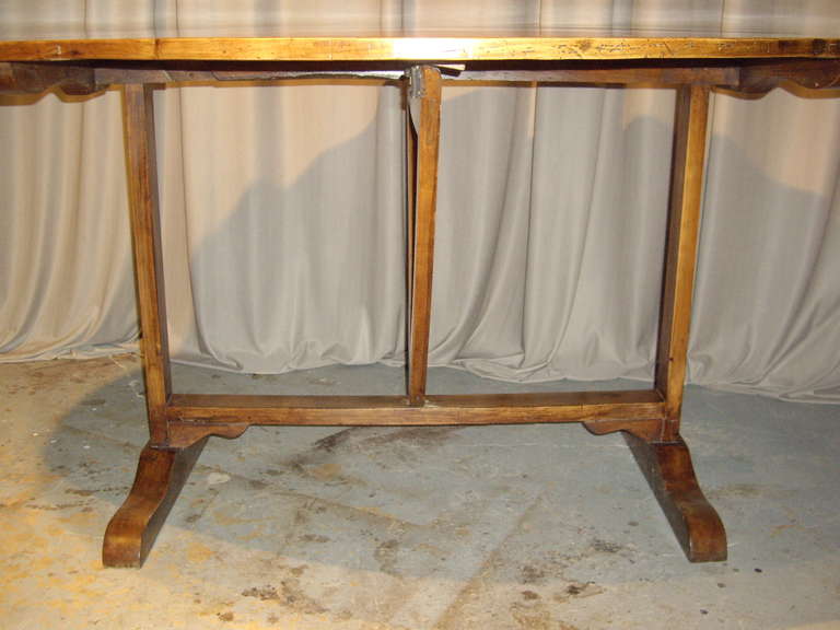 French Provincial Oval Wine Table at 1stDibs