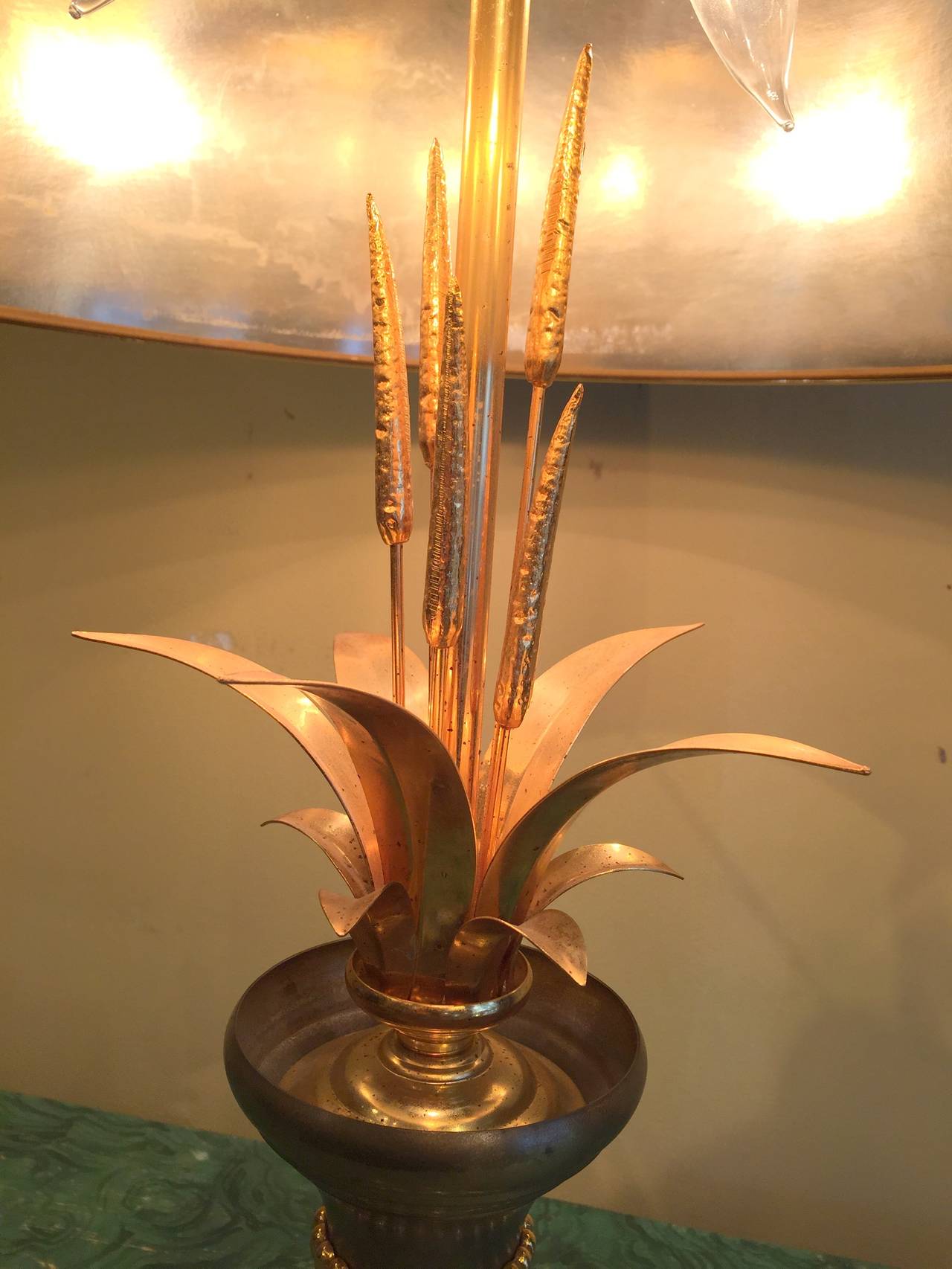 Vintage Maison Jansen French Lamp In Good Condition In New Orleans, LA