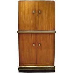 Vintage Mid-century English Bar Cabinet Vintage Mid-century English Bar Cabinet