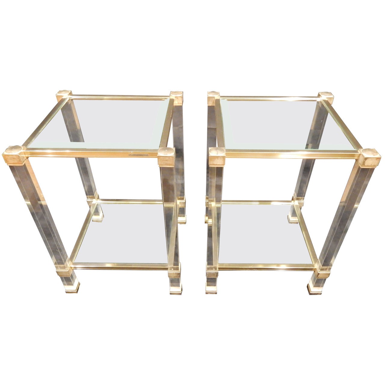 Pair of Pierre Vandel Side Tables