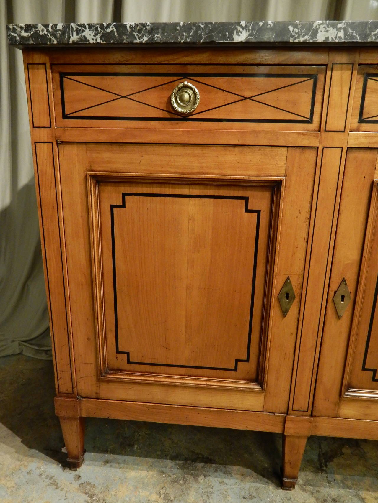 Fruitwood 19th Century Directoire Style Enfilade