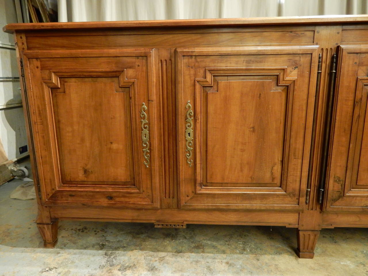 Early 19th Century French Directoire Walnut Enfilade In Good Condition In New Orleans, LA