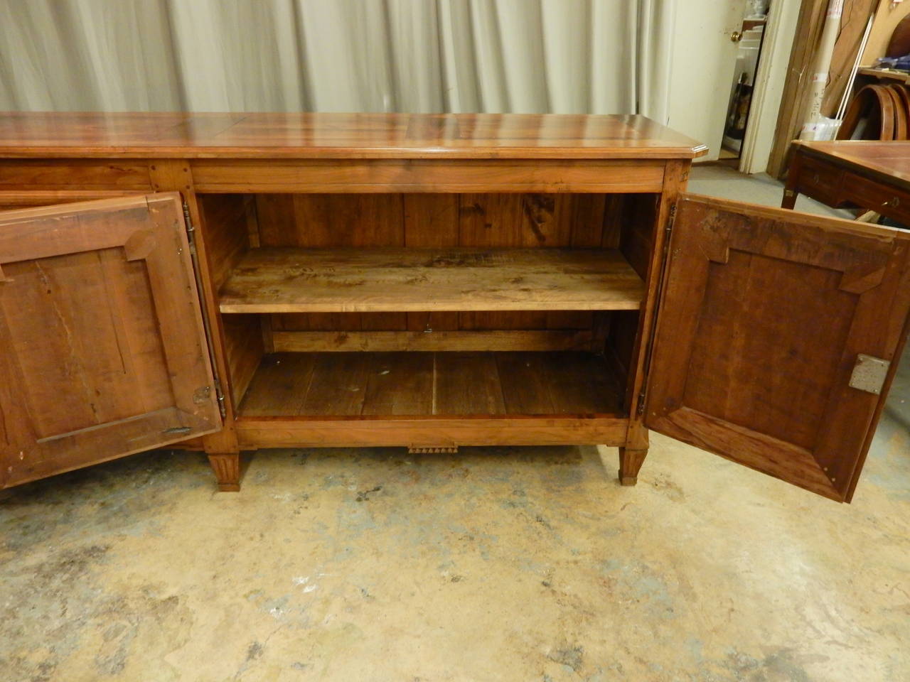 Early 19th Century French Directoire Walnut Enfilade 5