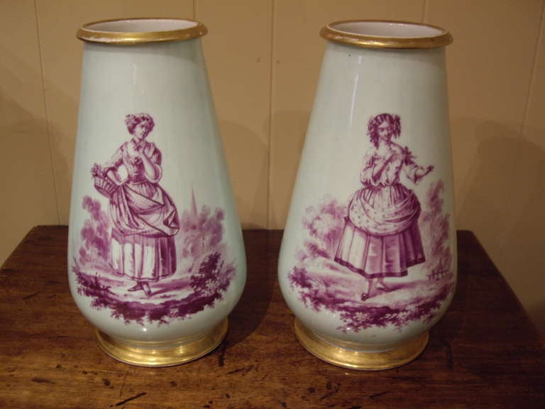 Pair of 19th Century French Vases