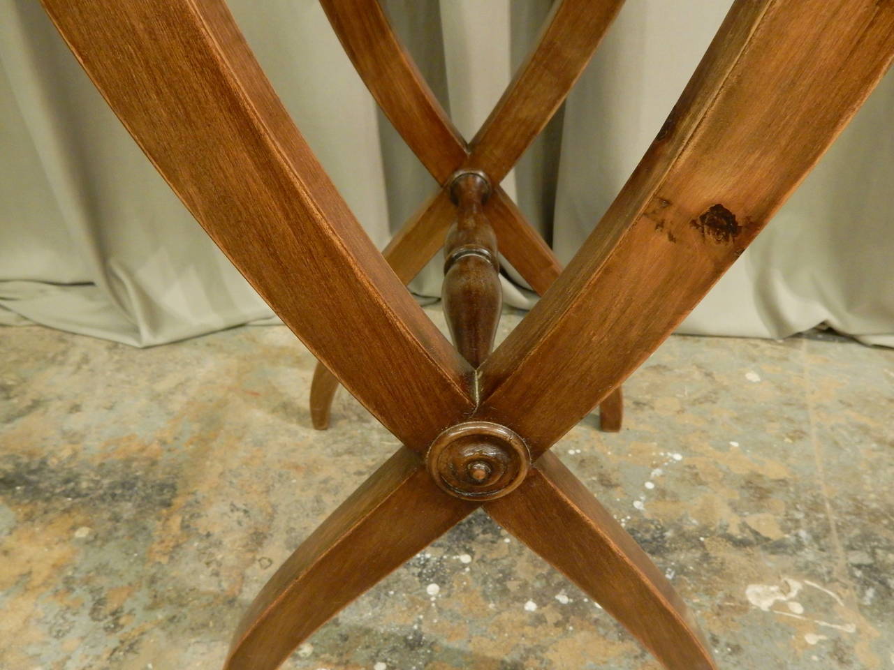 Pair of Mid-19th Century French Walnut Side Tables 1