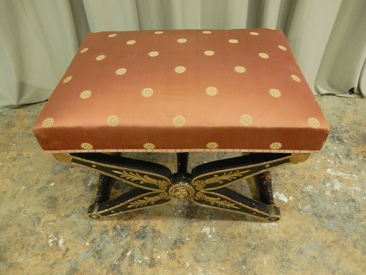 Very Elegant French Empire Banquette