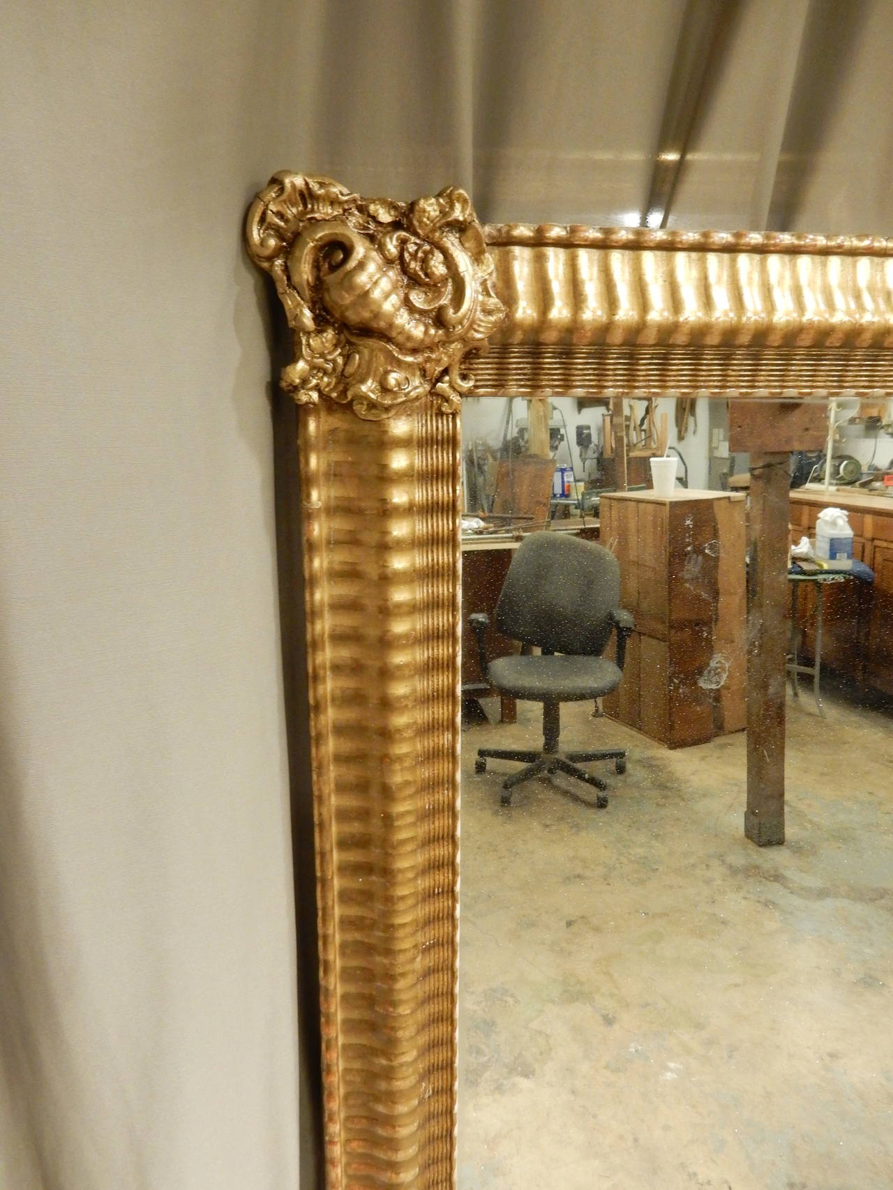 Napoleon III 19th Century French Gilt Mirror For Sale