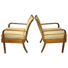 Pair Art Deco Chairs Pair Art Deco Chairs