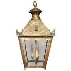 Vintage 19th Century French Copper Lantern