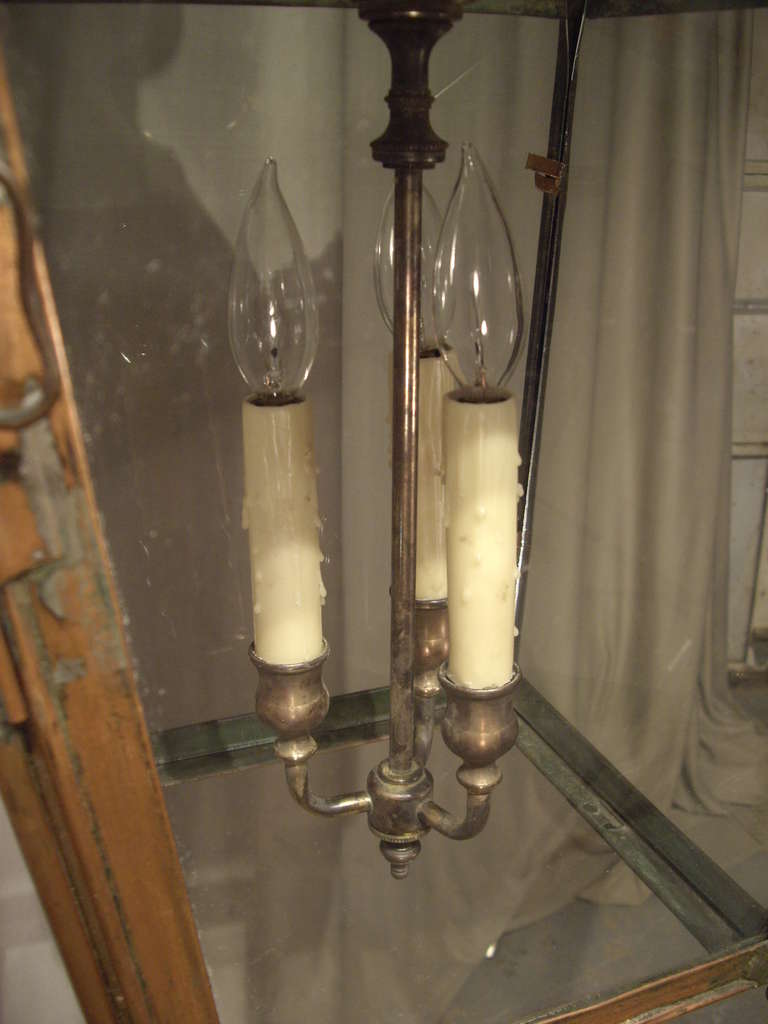 19th Century French Copper Lantern 1