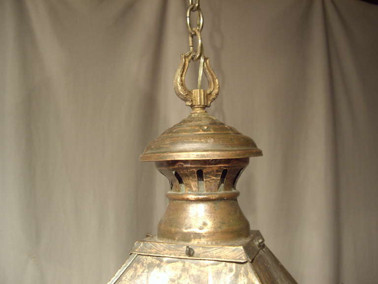 19th Century French Copper Lantern 5