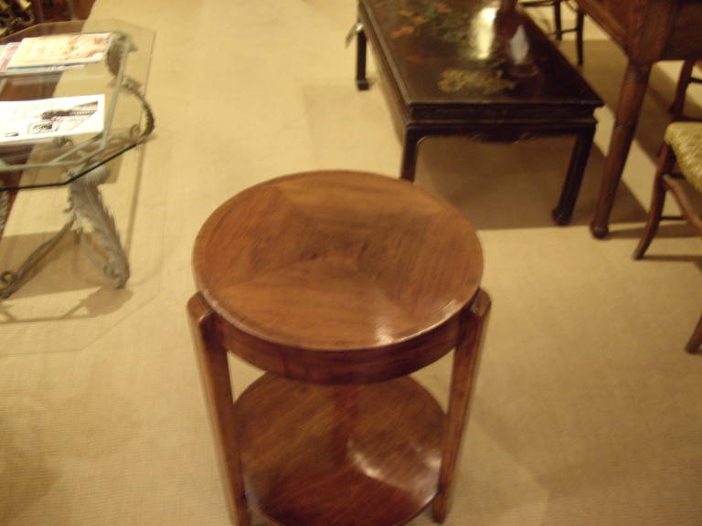 Small Round Art Deco Table In Good Condition In New Orleans, LA
