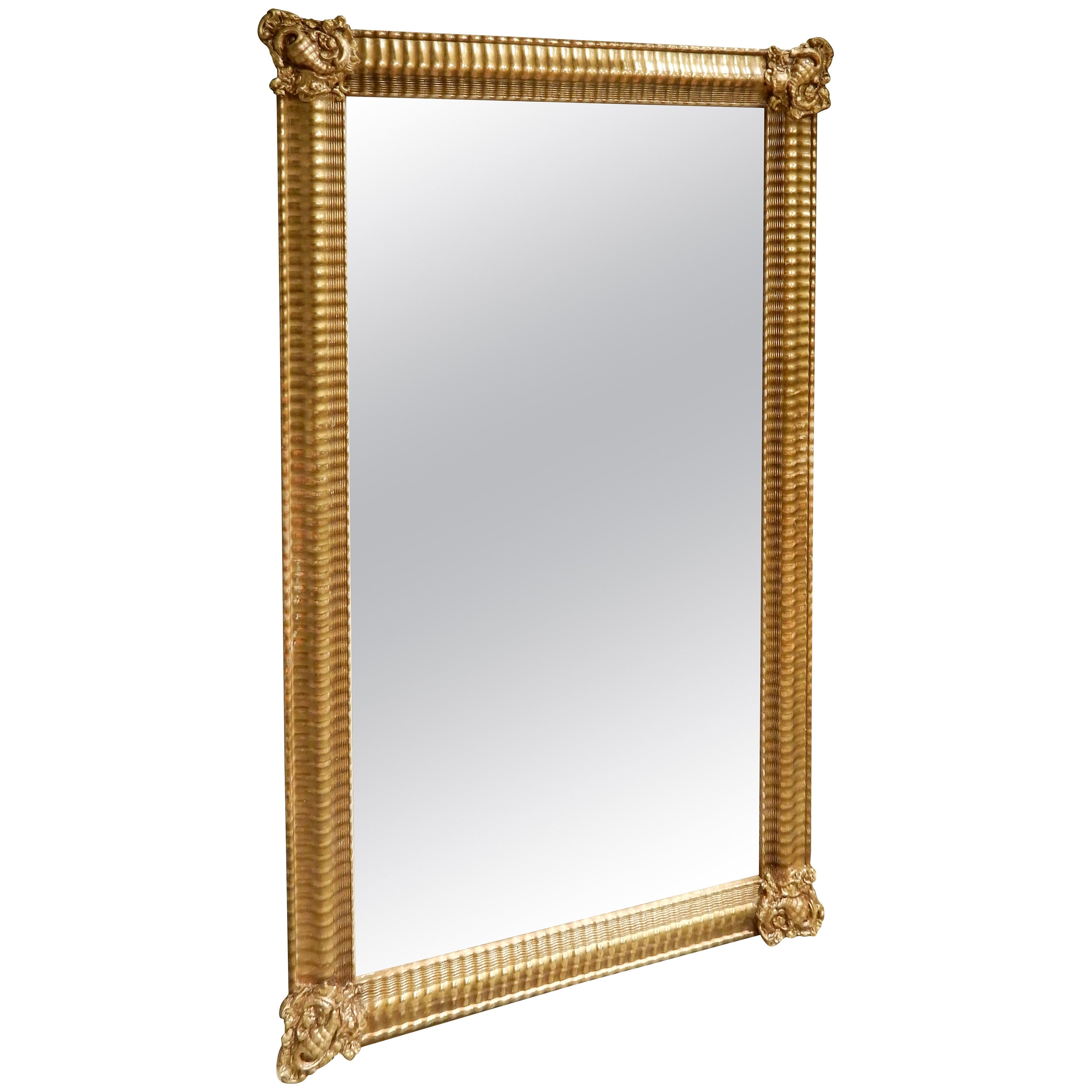 19th Century French Gilt Mirror For Sale