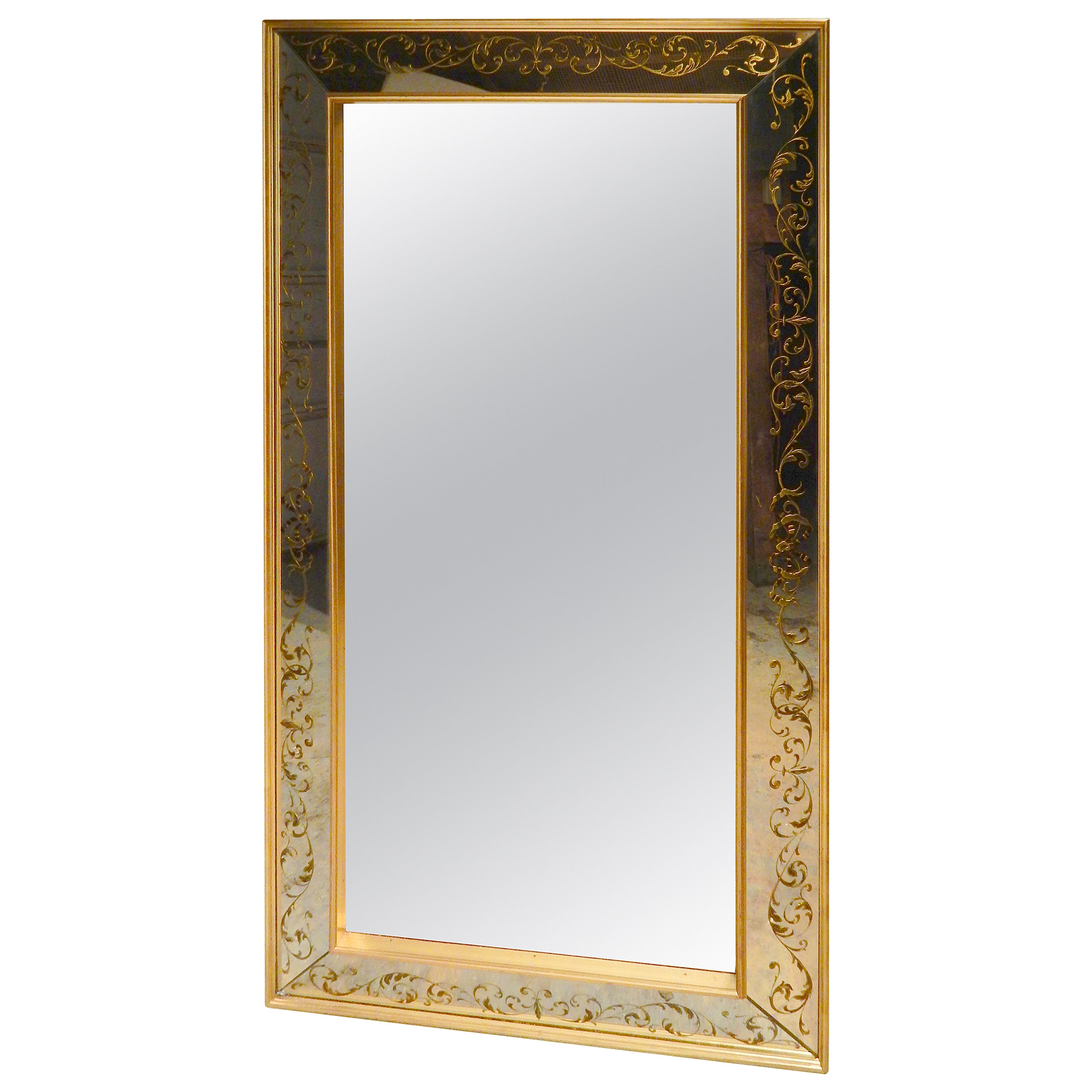 French Églomisé Mirror For Sale