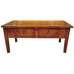 18th C. French Prov. Walnut Table