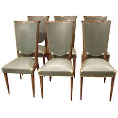 Six Art Deco Chairs