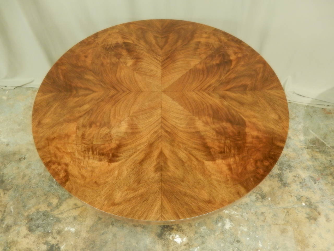 French Art Deco Walnut Side Table