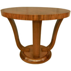 Art Deco Walnut Side Table