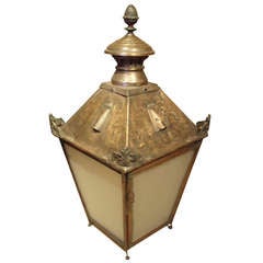 Antique 19th C. French Copper Lantern