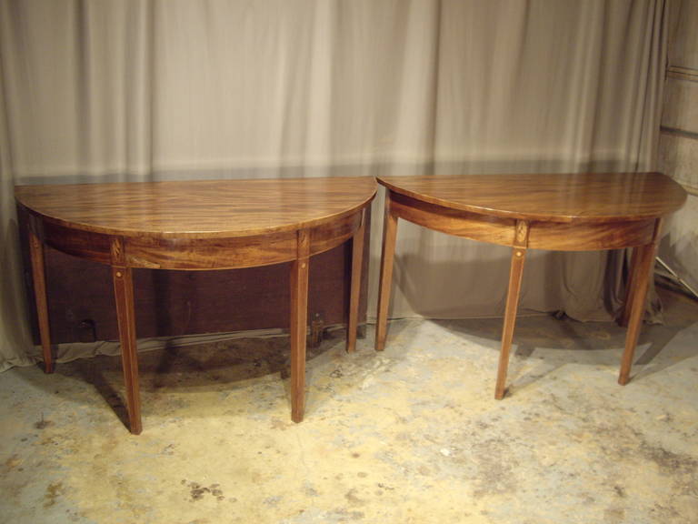 19th Century English Dining Table or Consoles For Sale