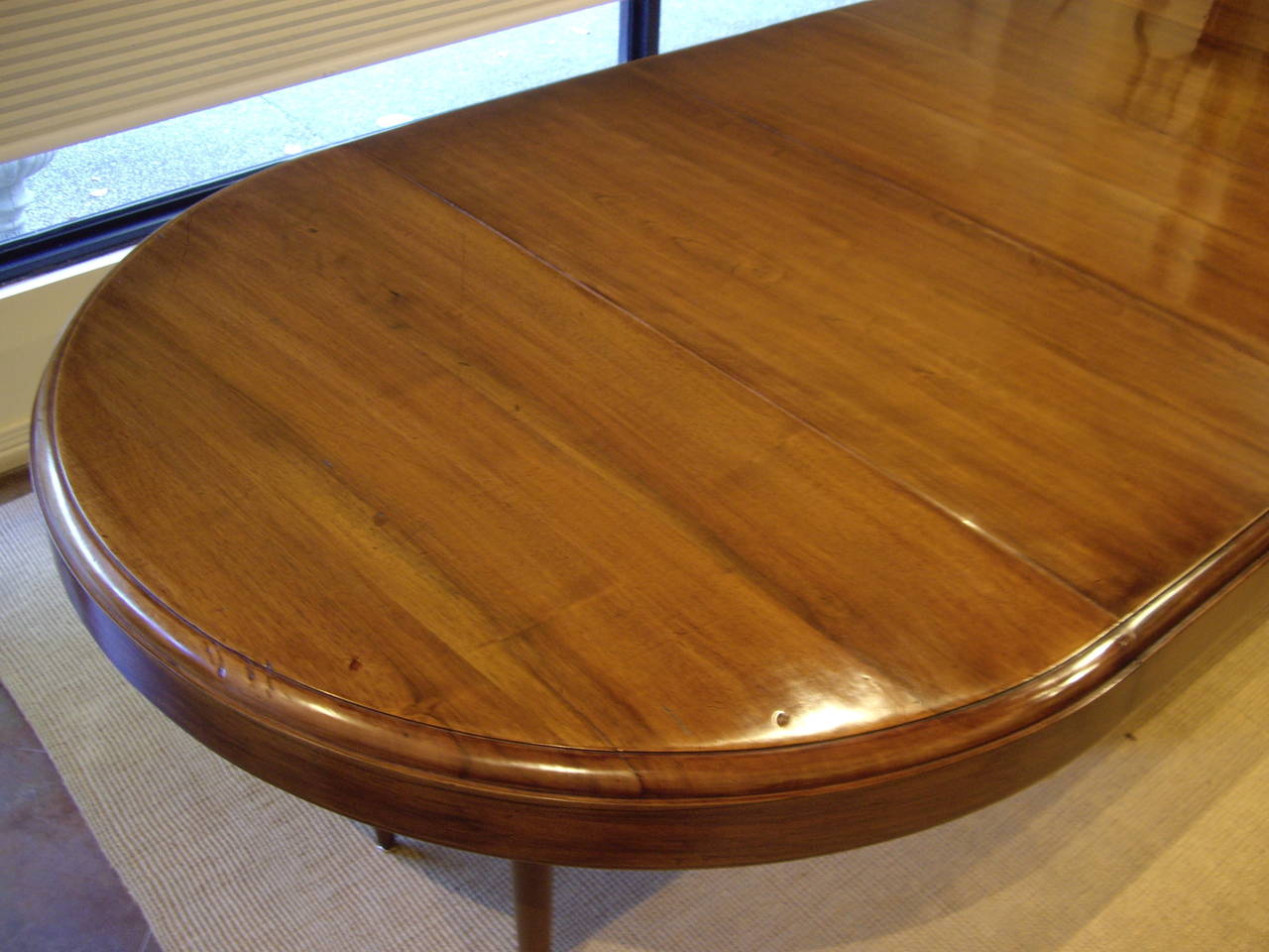 Art Deco Walnut Center, Hall, or Extension Dining Table 3