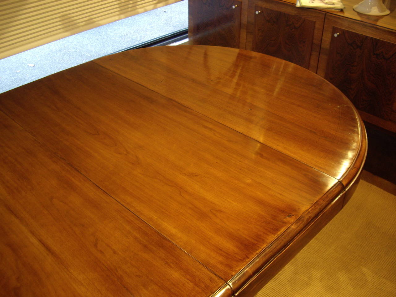 Art Deco Walnut Center, Hall, or Extension Dining Table 4