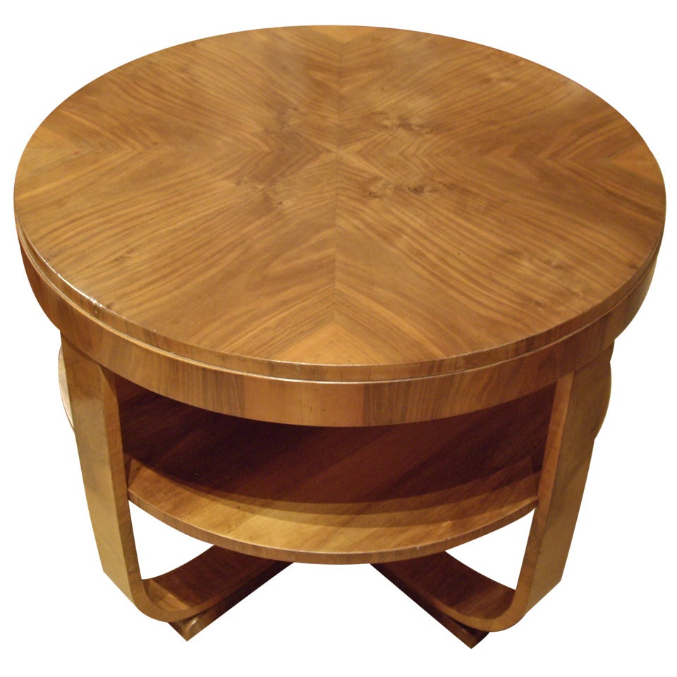 Art Deco Walnut Table