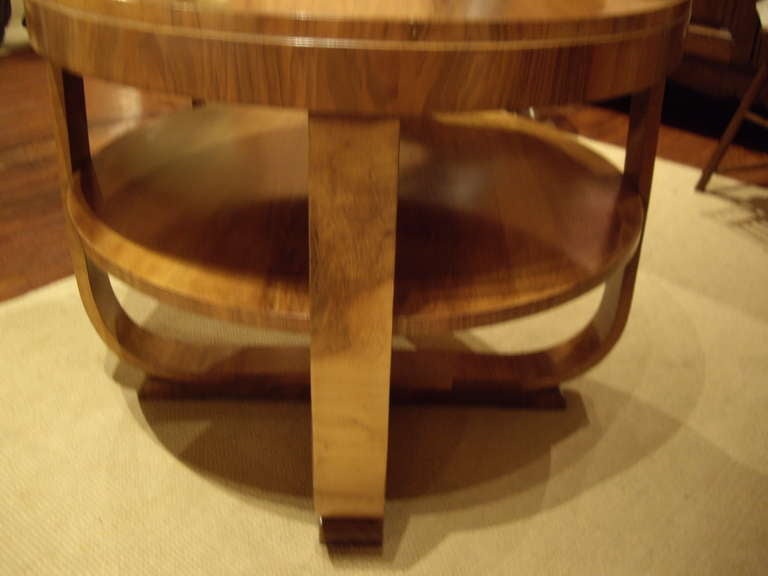 Art Deco Walnut Table 2