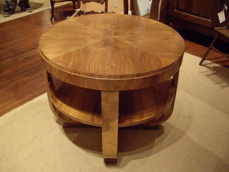 Art Deco Walnut Table 3