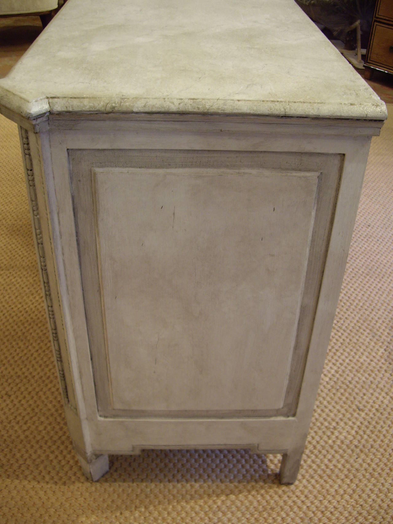 Early 19th Century French Directoire Painted Enfilade 1