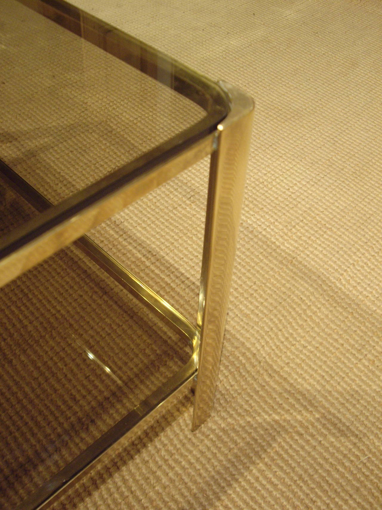Mid-20th Century Jacques Quinet 1950's Bronze Coffee Table