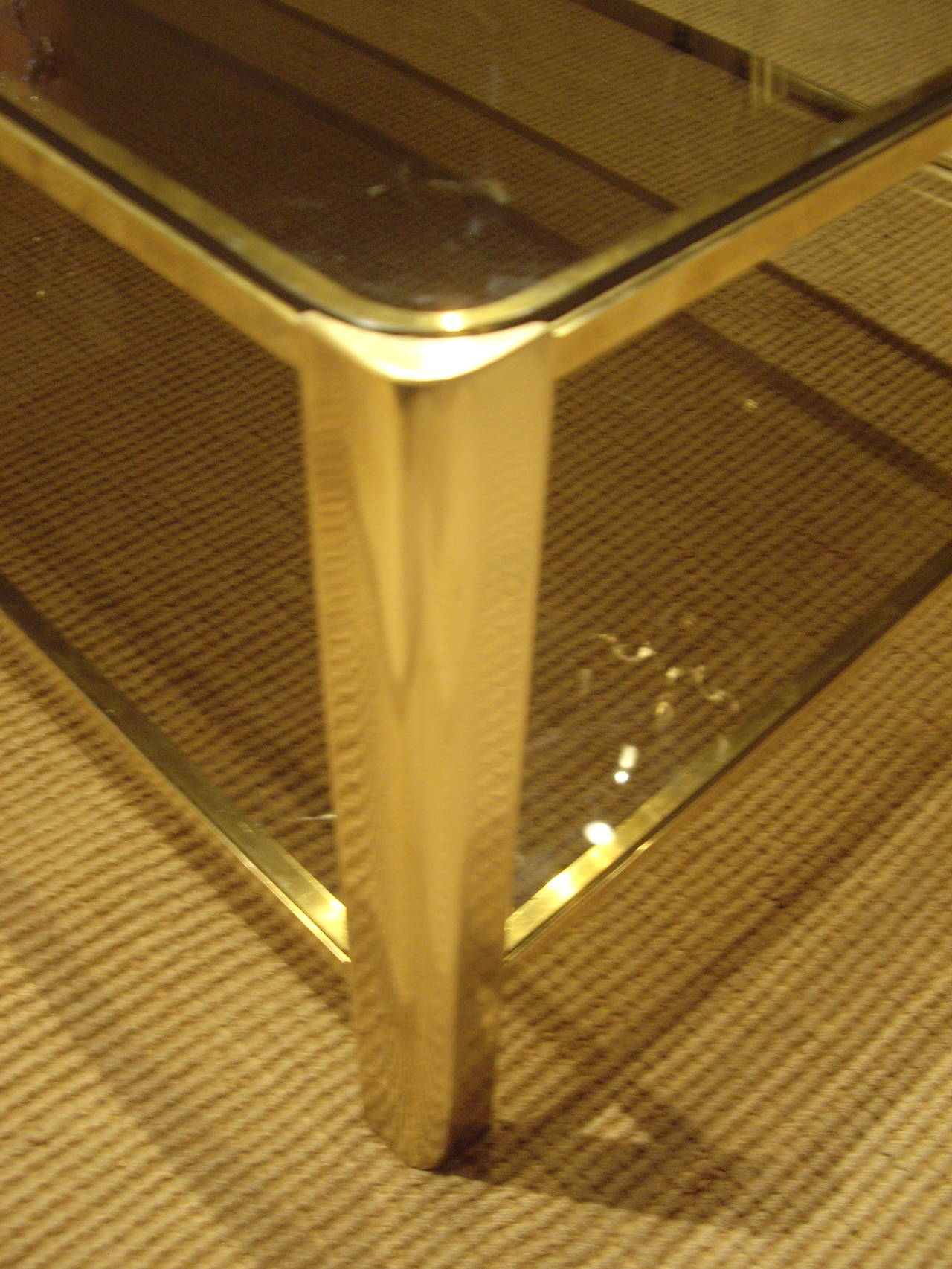 Jacques Quinet 1950's Bronze Coffee Table 1