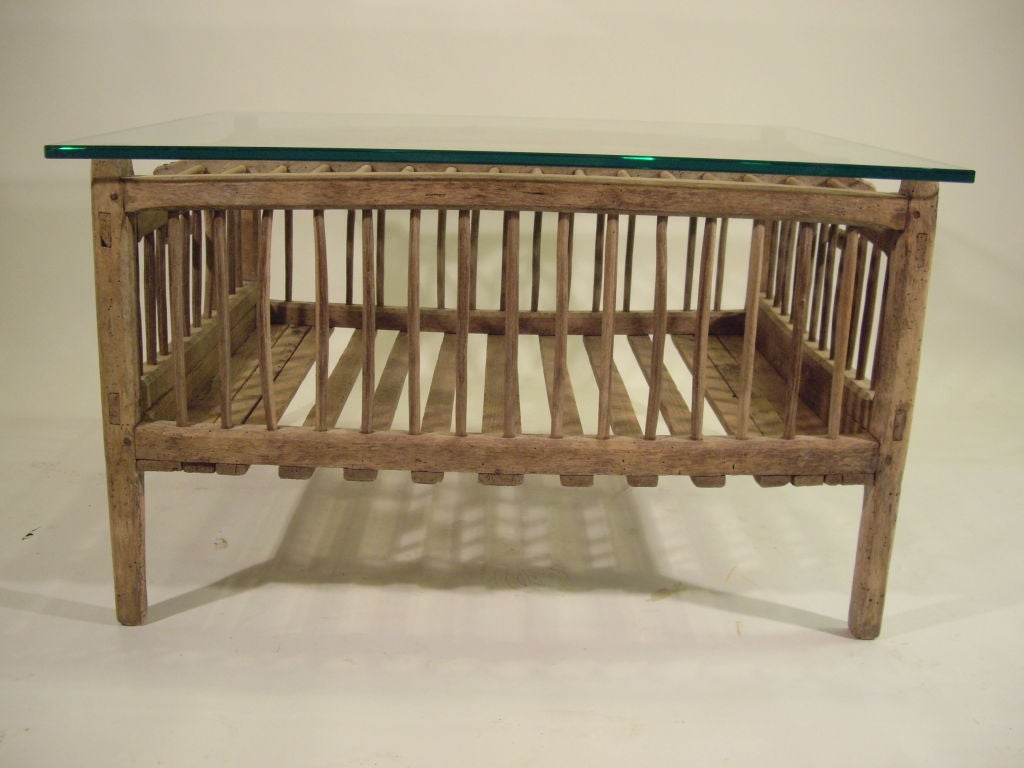chicken crate coffee table