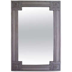 Early 19th c painted mirror